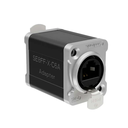 SEETRONIC SE8FF-X-C6A Adapter / Beczka RJ45 CAT6a PoE++