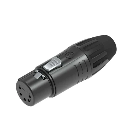 SEETRONIC SCMF5-B-BK-PB Wtyk XLR 5 PIN Żeńśki