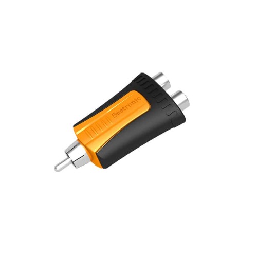 Przejdź do produktu SEETRONIC MRM-2RF ADAPTER 2x RCA ŻEŃSKI - RCA MĘSKI