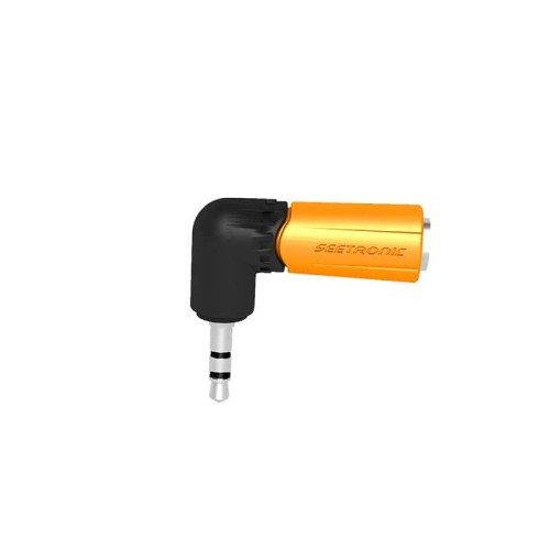 Przejdź do produktu SEETRONIC MMJ3-MJF-R ADAPTER KĄTOWY JACK  3,5MM ŻEŃSKI - JACK 3,5 MĘSKI - STEREO