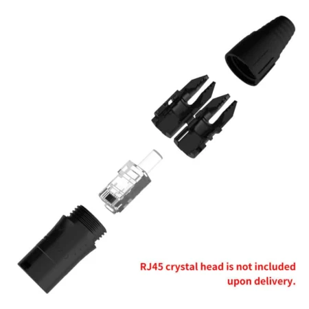 SEETRONIC SE8MC-1-B-NEW WTYK RJ45 Czarny