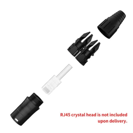 SEETRONIC SE8MC-02-B-NEW WTYK RJ45 IP65 Czarny