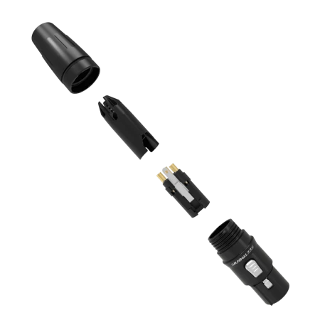 SEETRONIC SCHF3-B WTYK XLR 3-PIN ŻEŃSKI Czarny