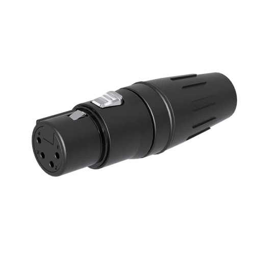 Przejdź do produktu SEETRONIC SCHF4-B WTYK  XLR 4-PIN ŻEŃSKI Czarny