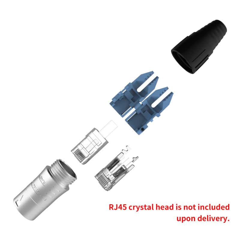 SEETRONIC SE8MC-1-32-B WTYK RJ45 Czarny